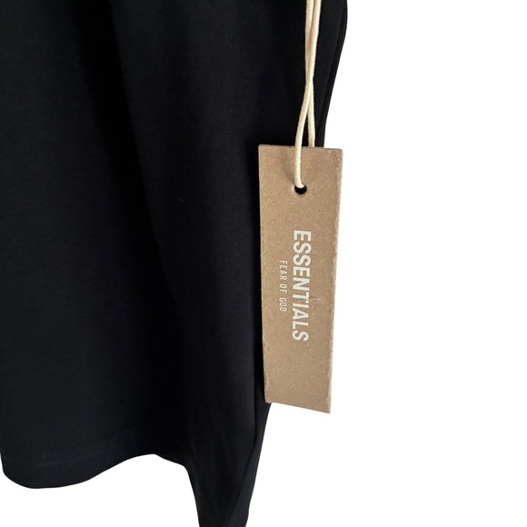 Essentials Fear Of God Heavy Short Sleeve Crew Neck Tee XL Black - Picture 4 of 10